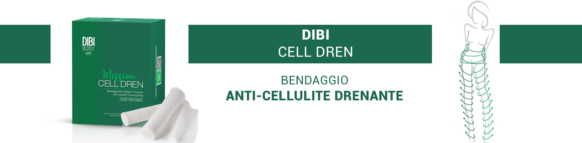 CELL DREN - BENDAGGIO ANTICELLULITE DRENANTE