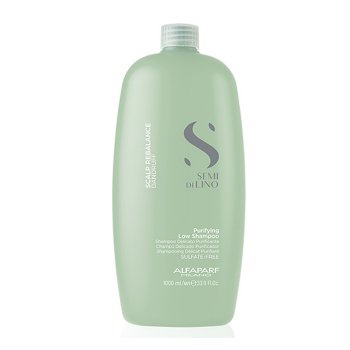 ALFAPARF SEMI DI LINO SCALP REBALANCE PURIFYING LOW SHAMPOO 1000 ml - Shampoo purificante per cute con problemi di forfora secca o grassa