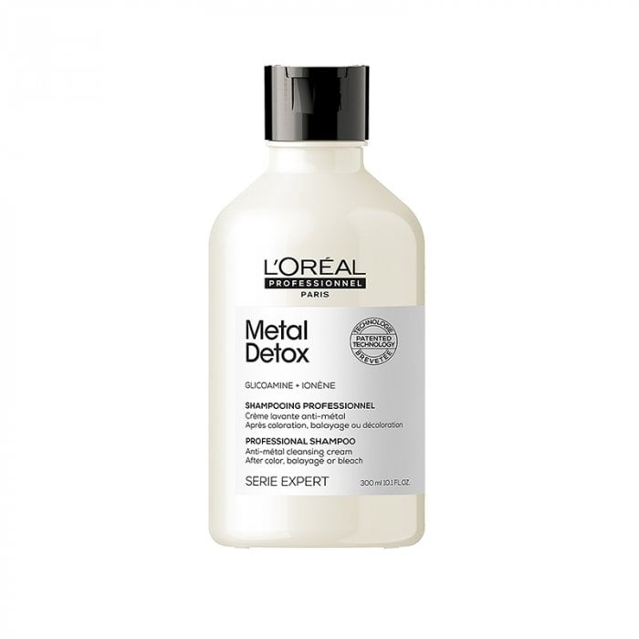 L'OREAL SERIE EXPERT METAL DETOX SHAMPOO 300 ml - Shampoo Chelante anti-metallo. Per tutti i tipi di capelli.
