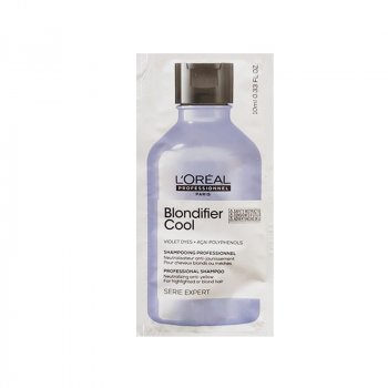 L'OREAL SERIE EXPERT BLONDIFIER COOL SHAMPOO 10 ml - Shampoo per capelli biondi. 