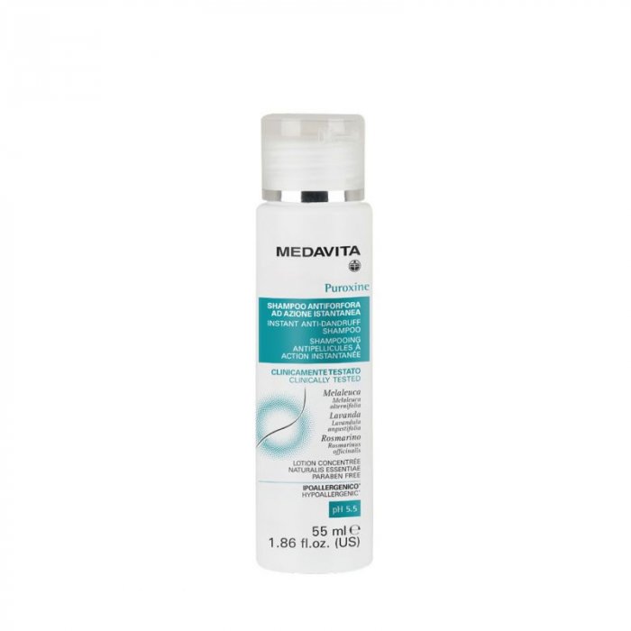 MEDAVITA PUROXINE SHAMPOO ANTIFORFORA AD AZIONE ISTANTANEA 55 ml - Shampoo antiforfora