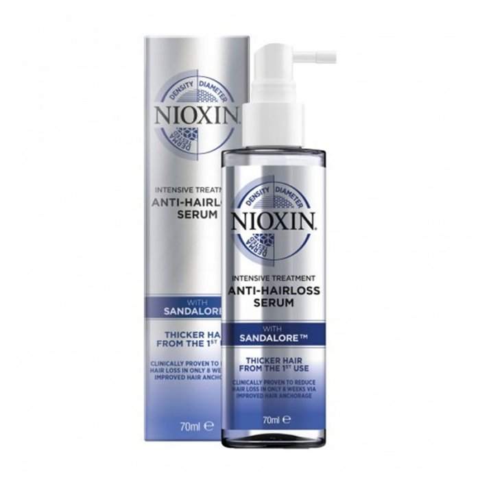NIOXIN ANTI-HAIR LOSS SERUM SANDALORE 70 ml - Siero capelli anticaduta ed ispessente