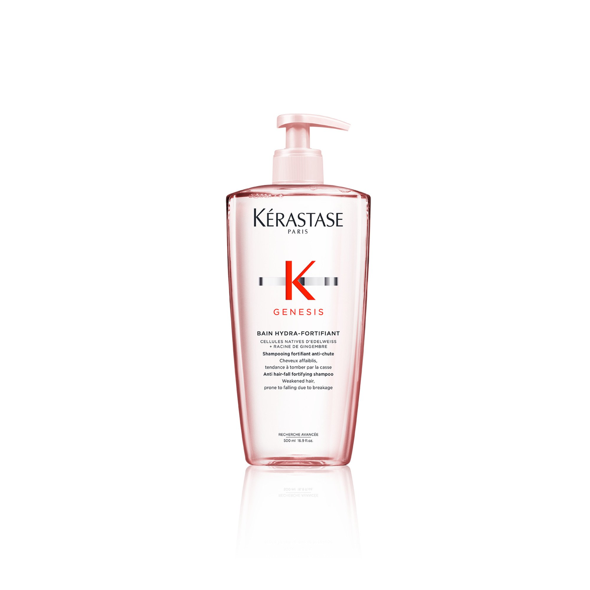 KERASTASE GENESIS BAIN SHAMPOO HYDRA-FORTIFIANT 500 ml - Shampoo  fortificante per capelli indeboliti, e propensi alla caduta dovuta alla  rottura., ANTICADUTA CAPELLI